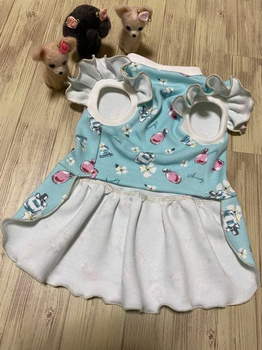 犬服 ワンピース(Ｌ)  ꒡̈⃝Lily꒡̈⃝ハンドメイド