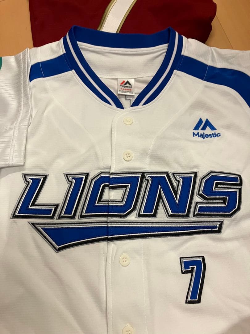 松井稼頭央　中村剛也　埼玉西武ライオンズ　実使用　楽天イーグルス　ユニフォーム