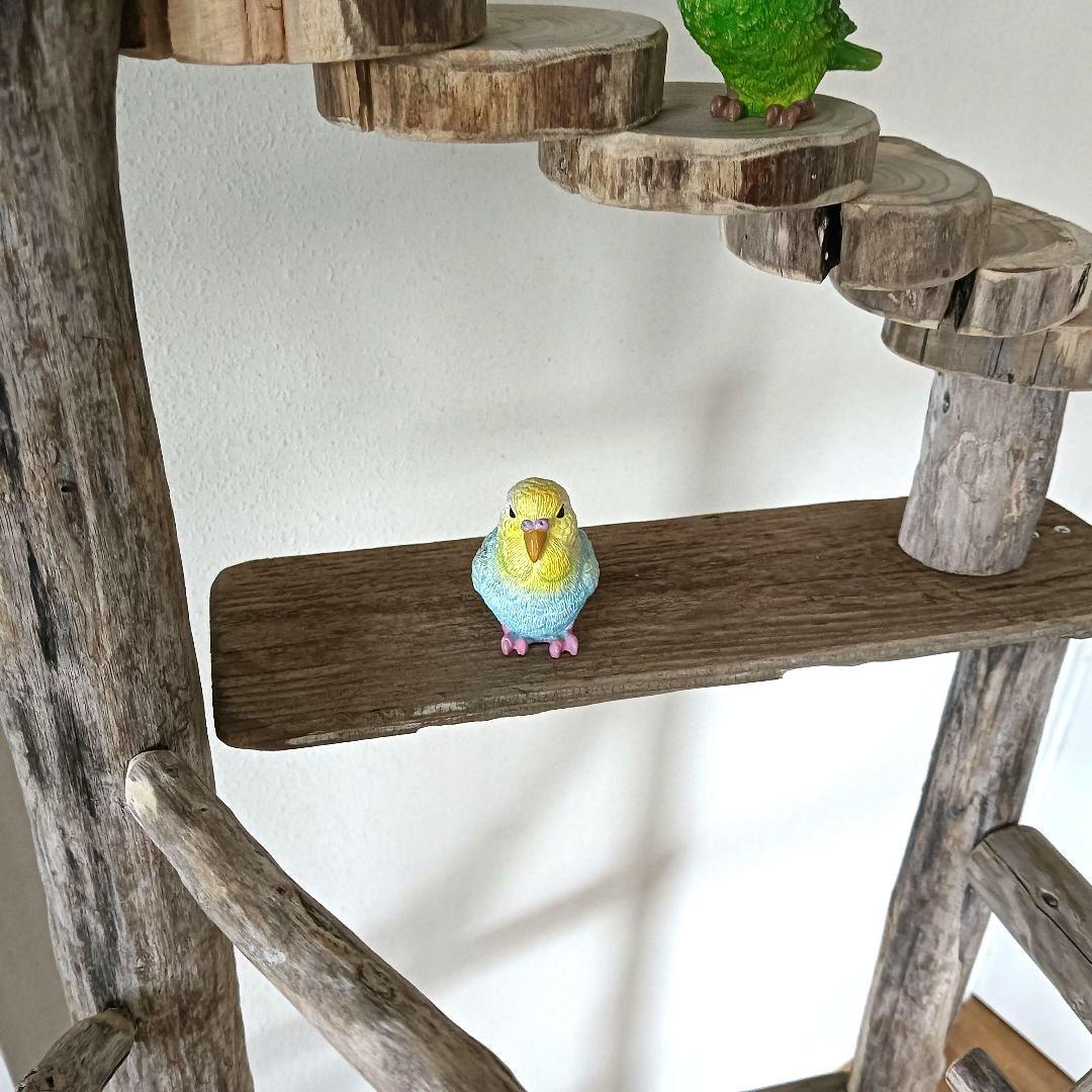 ちょこまふぃん バードアスレチックジム大型 天然木 自然木 流木 インコ