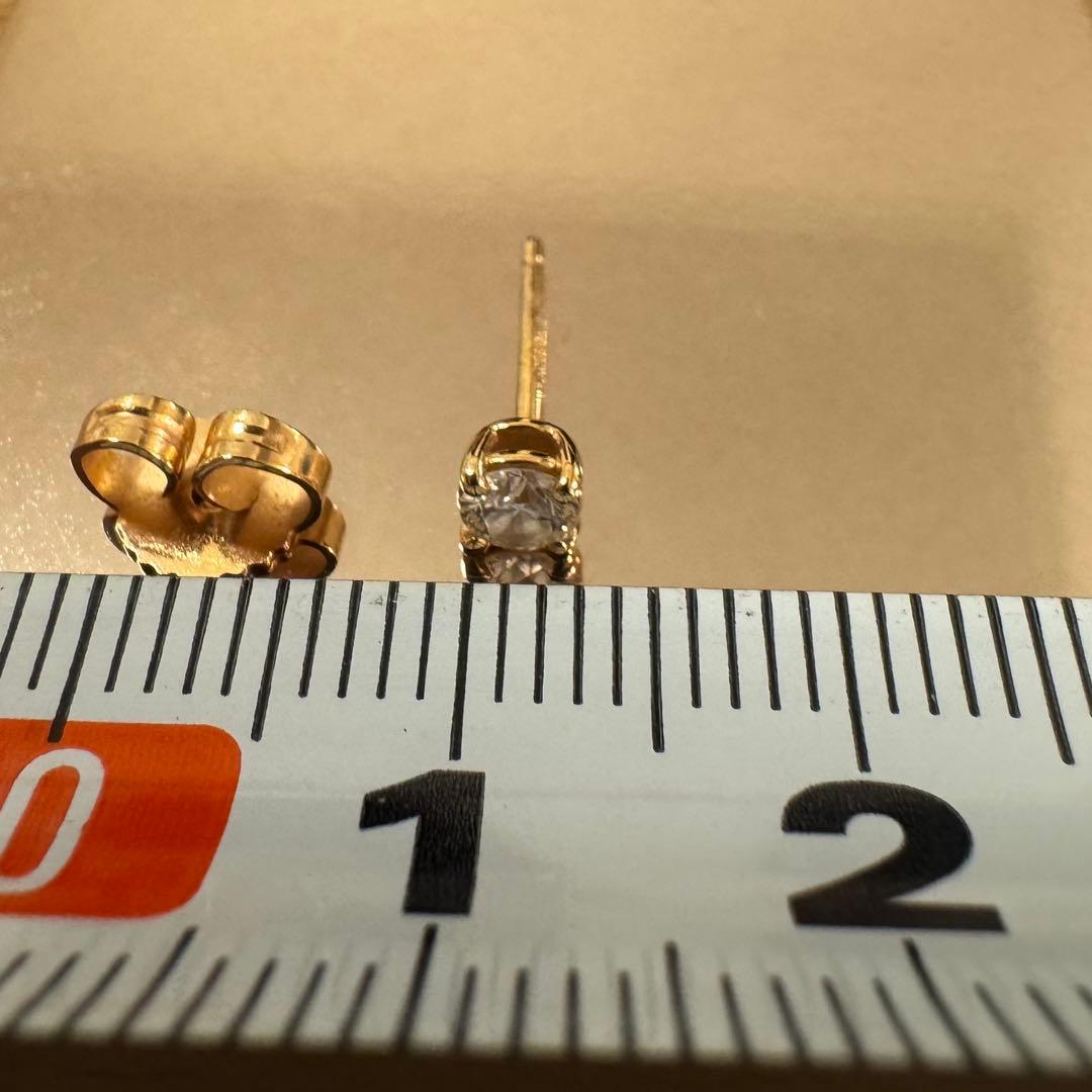 ティファニー ソリティア ダイヤモンド スタッド ピアス ローズゴールド 片耳