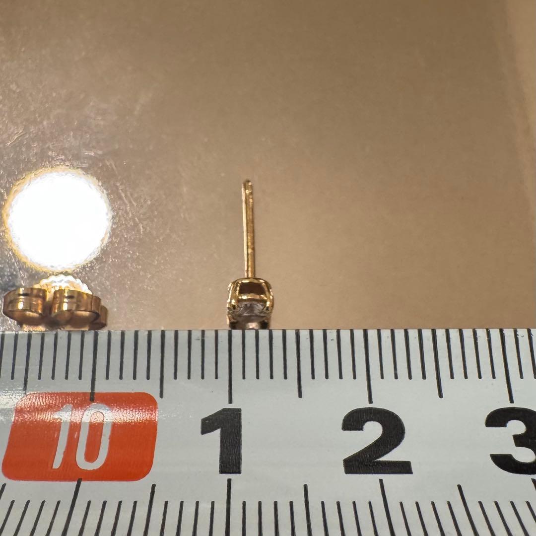 ティファニー ソリティア ダイヤモンド スタッド ピアス ローズゴールド 片耳