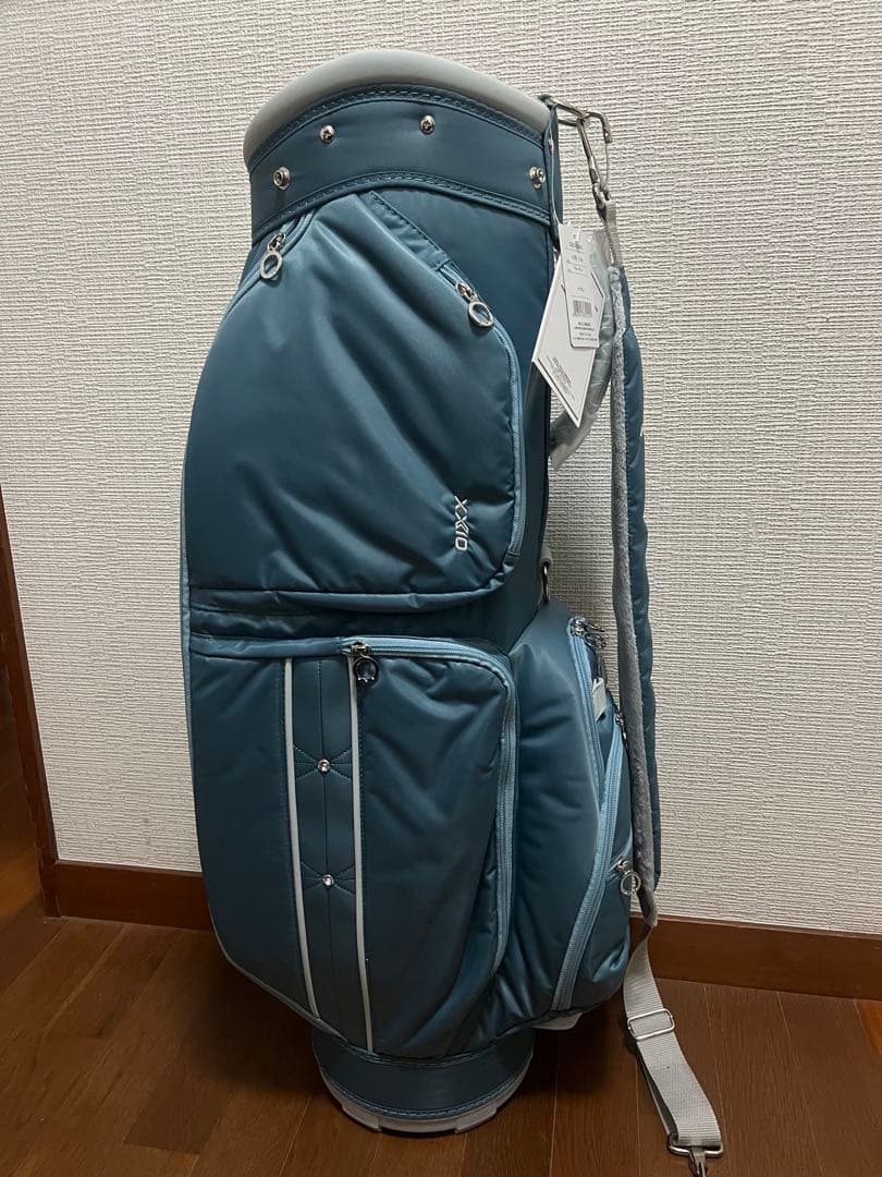 新品　数量限定ゼクシオ キャディバッグ ブルーグレー 8.5型