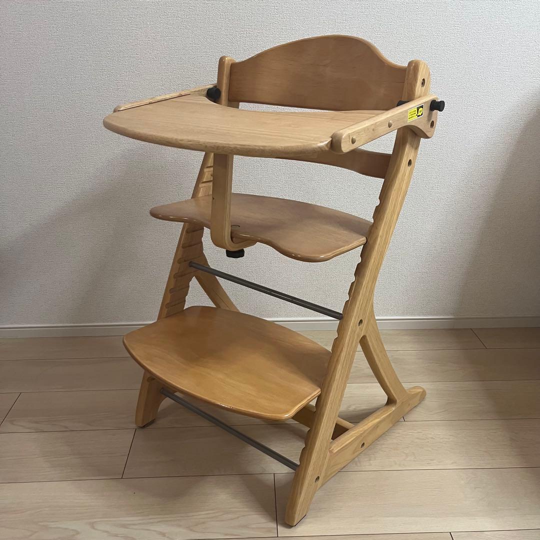 【美品】大和屋 すくすくチェアプラス テーブル＆ガード付