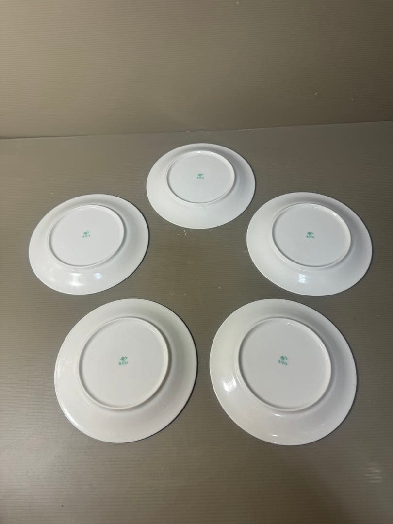 2586 香蘭社　胡蝶蘭　皿　5客　未使用