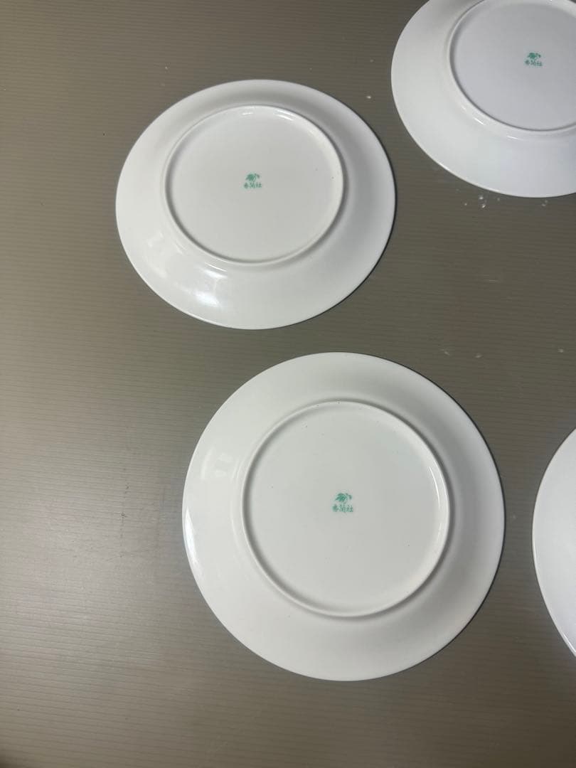 2586 香蘭社　胡蝶蘭　皿　5客　未使用