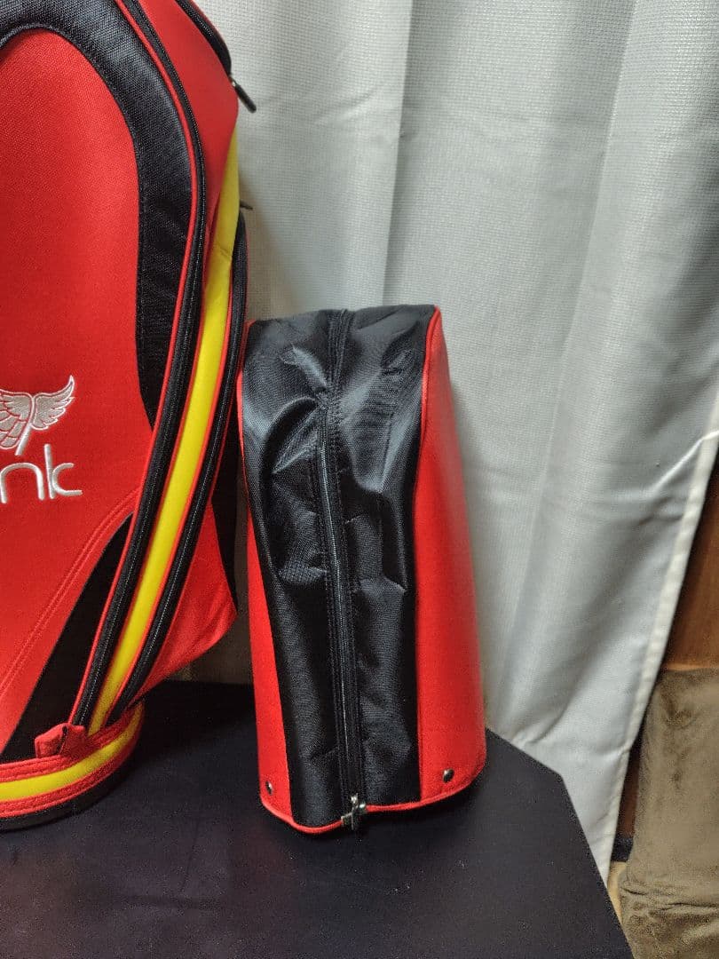 値下げ　clunk ゴルフバッグ 赤