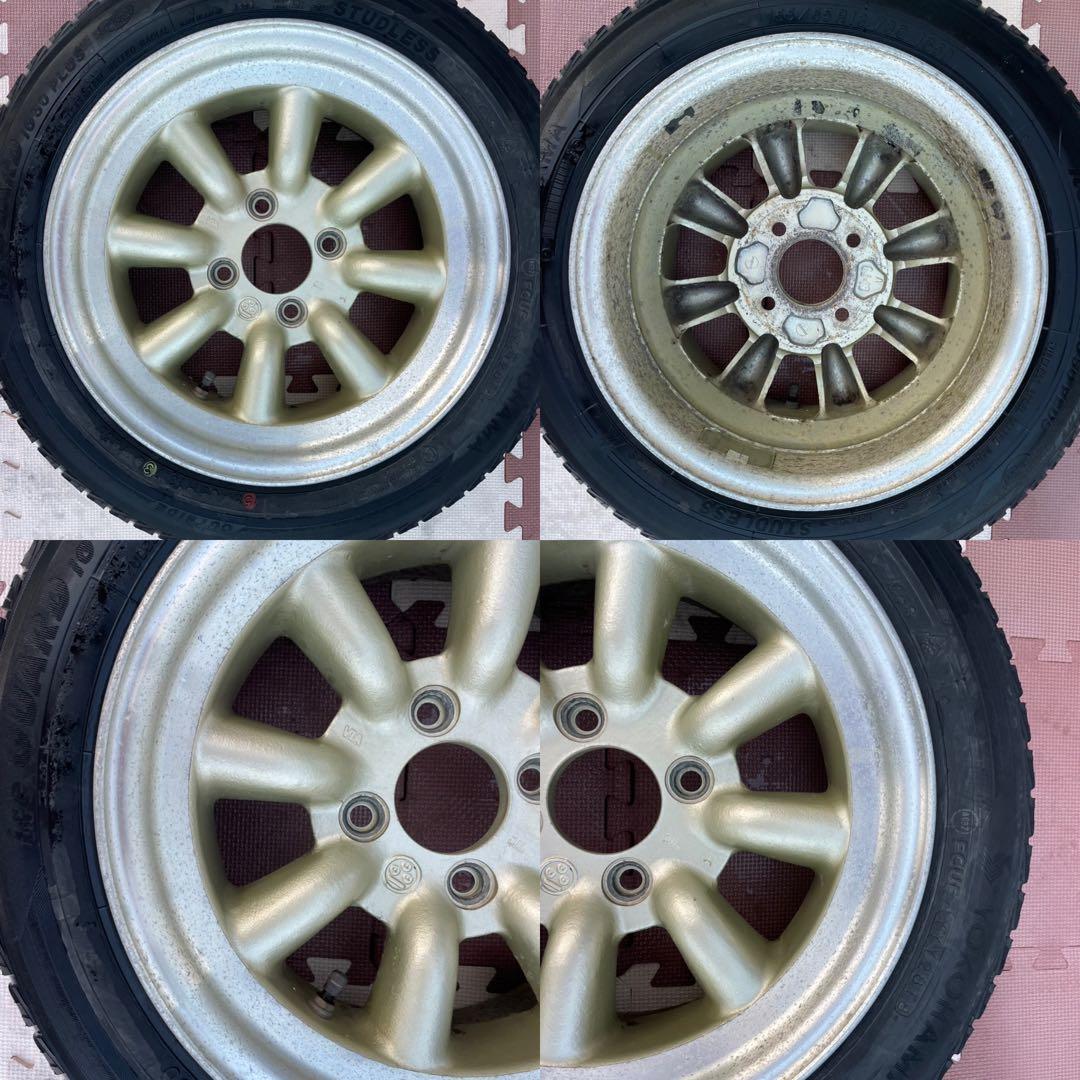 【希少】★RSワタナベ 13㌅4本セット段リム 旧車