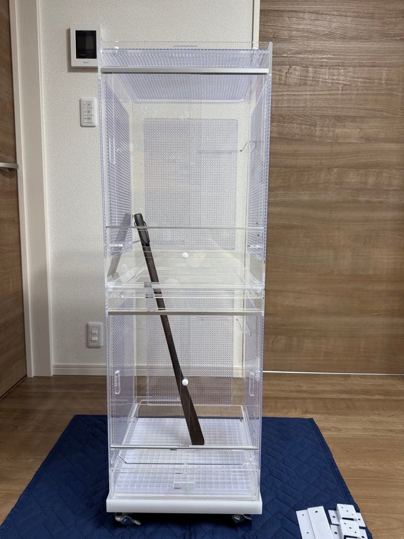 アクリルケージ⭐︎フクロモモンガ 暖房三角屋根セット 2WAY