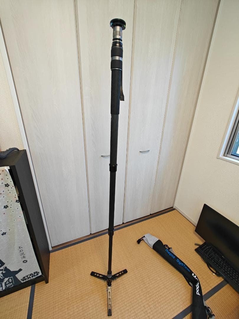 【ほぼ新品】SIRUI 一脚トラベル一脚 カーボン製 SVM-165