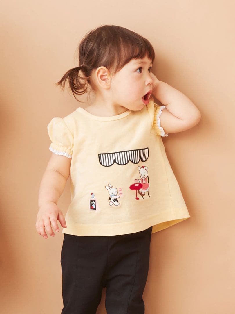 ファミリア familiar ハイネックＴシャツ 90 今期