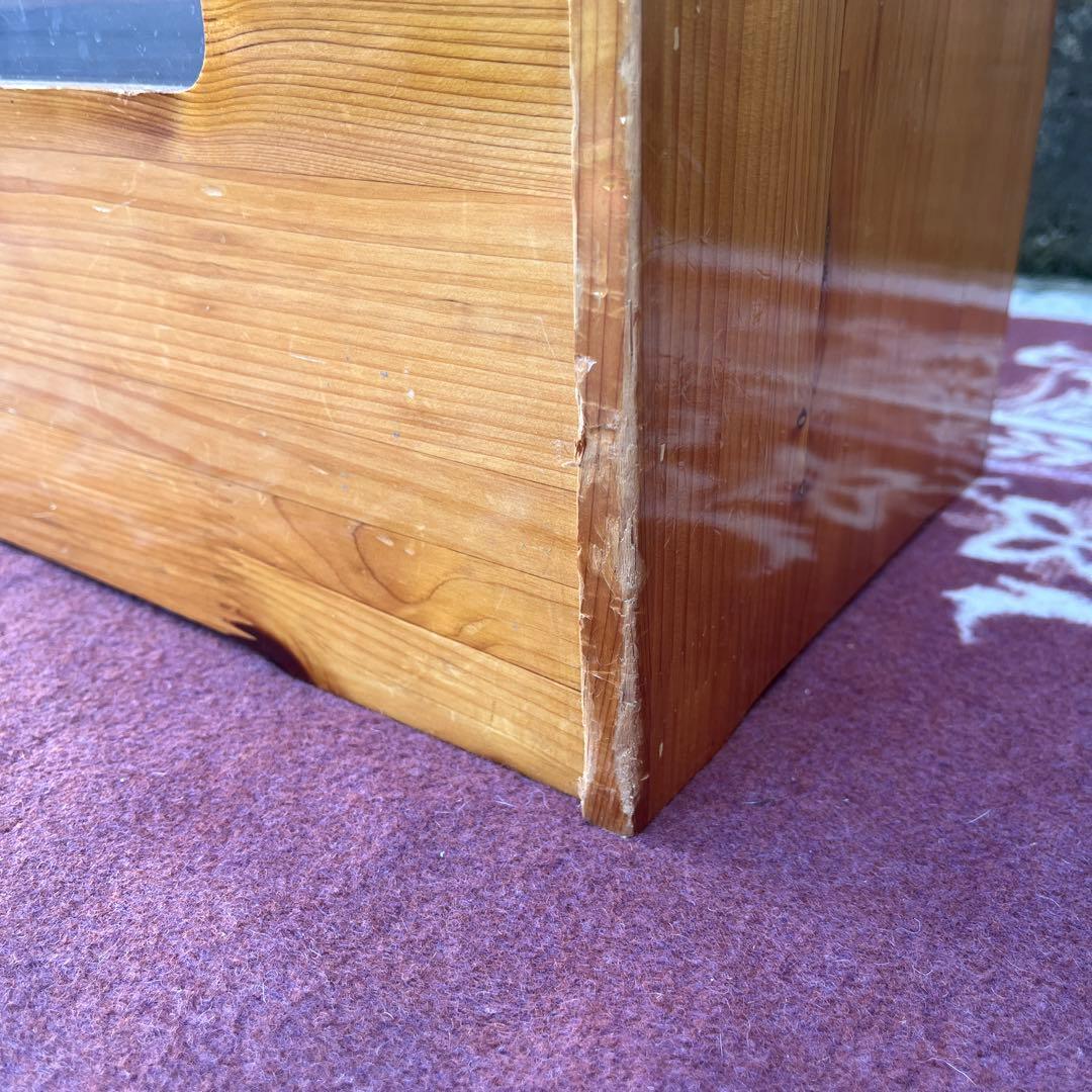 古家具ビンテージ品◾️木製マガジンラック 本立て 絵本立て シェルフ