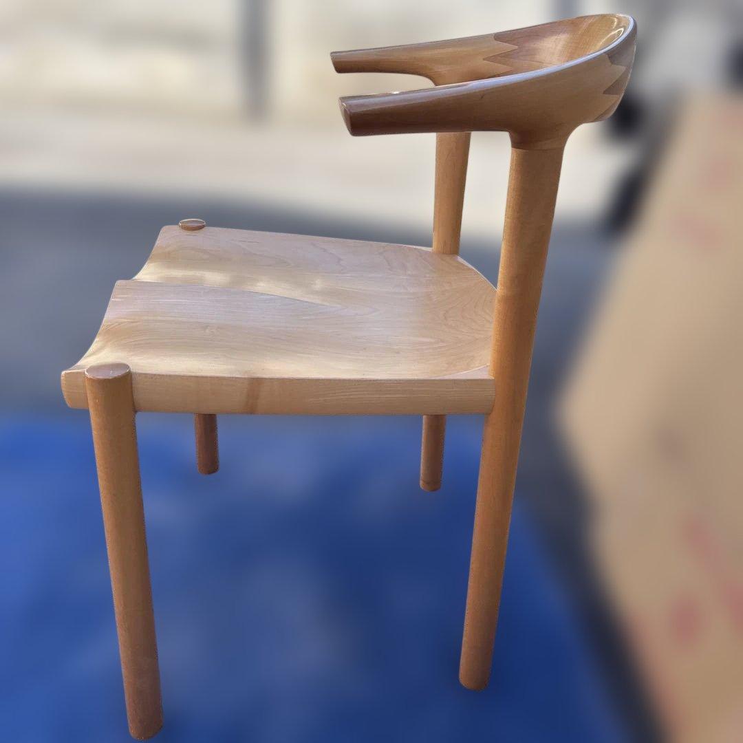 【家具蔵 KAGURA ヴォーグ アームチェア 無垢材 ダイニングチェア】