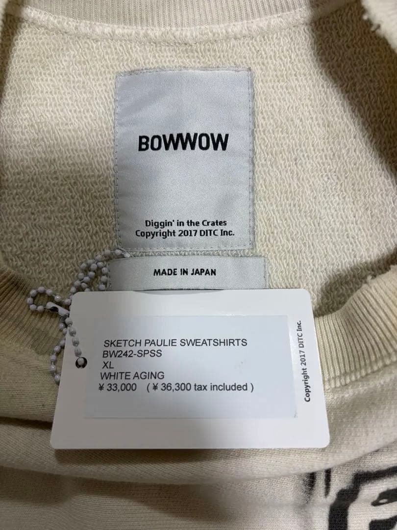 BOWWOW / SKETCH SWEATSHIRTS スケッチ　希少