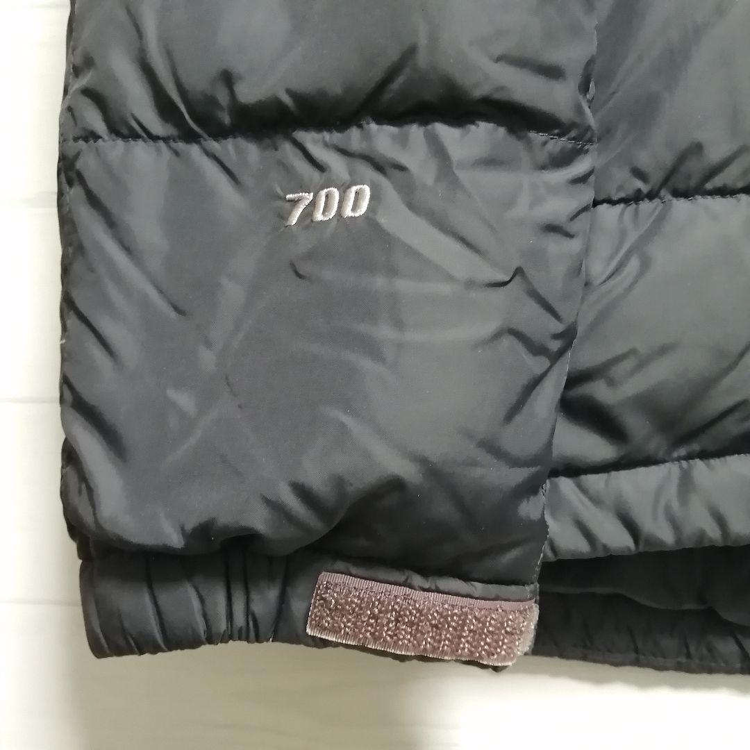 【希少XL】ノースフェイス スクエアステッチ ライトダウン 700フィル 黒