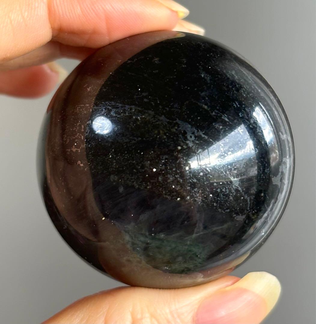 高品質　アイオライト　サンストーン　スフィア