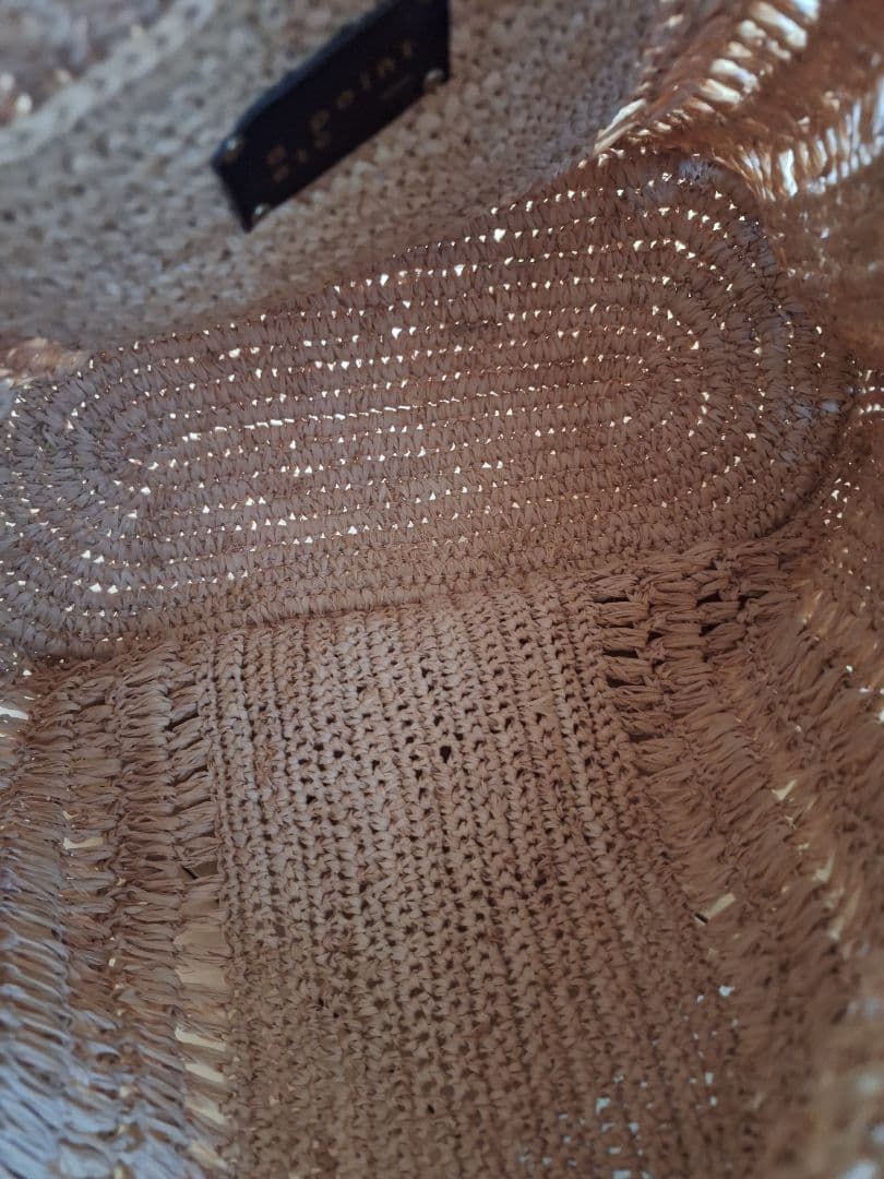 A POINT ETC★アポワンウテセ★ラフィア★かごバッグ