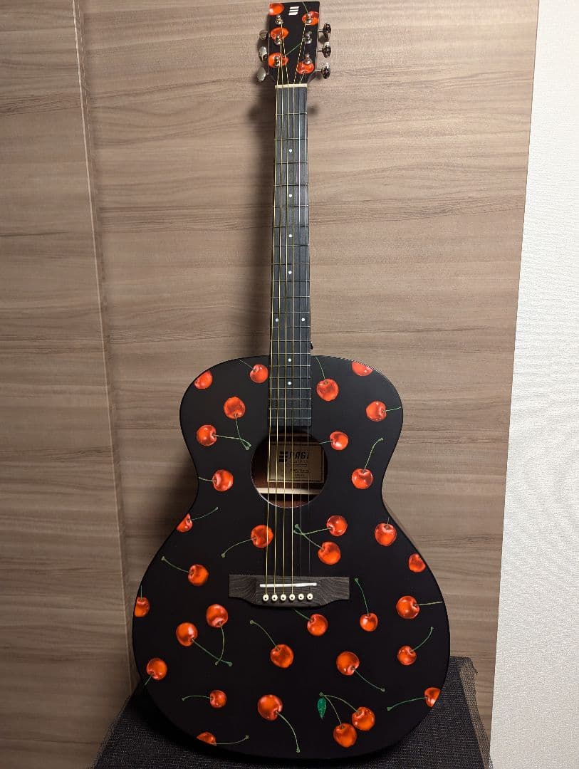 EIKISM Nagi Guitars Cherry Ebony エレアコ