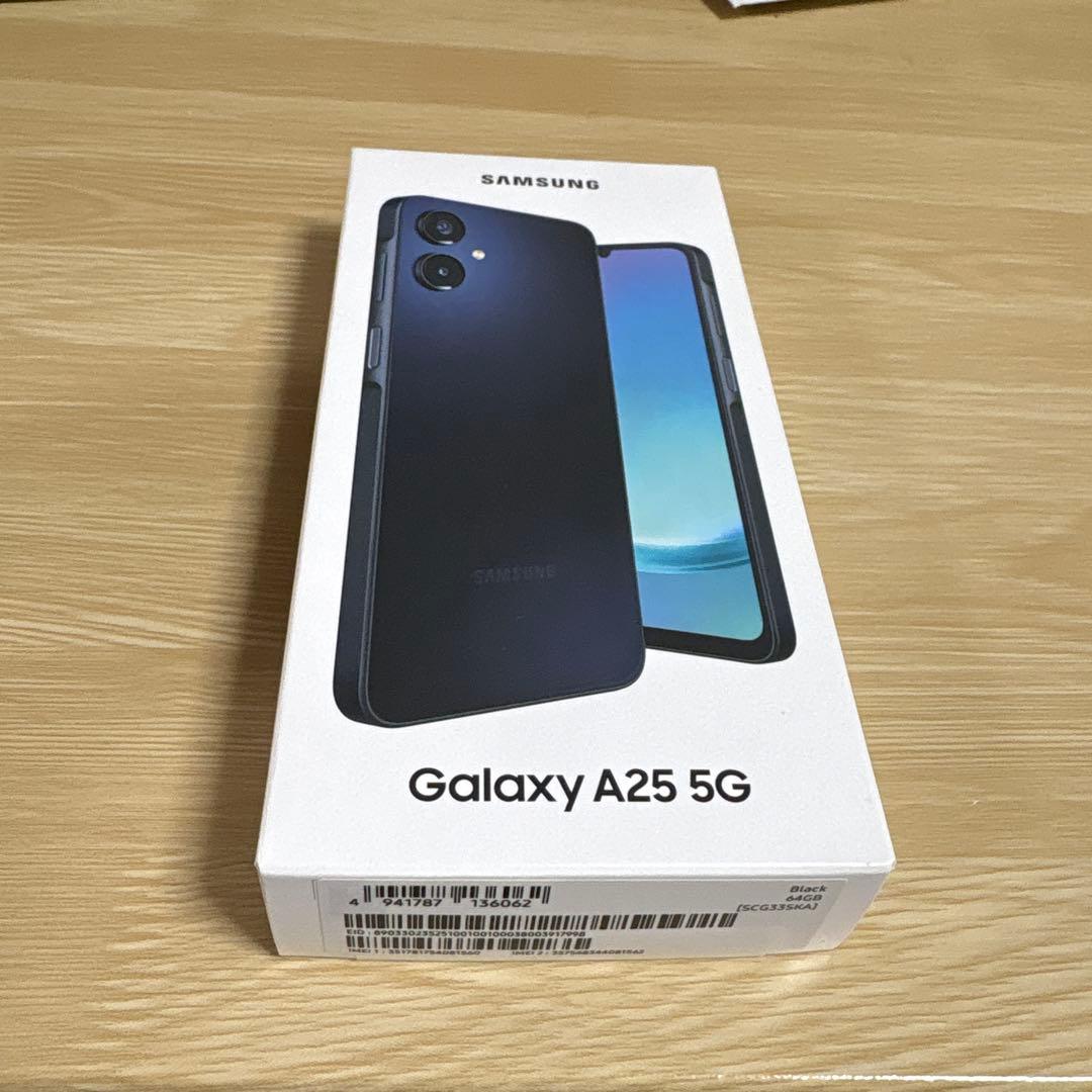 即購入◯Samsung Galaxy A25 5G ブラック