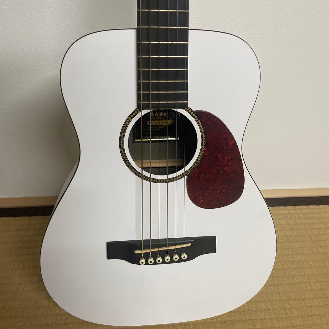 廃盤超希少✨Martin LX WHITE リトルマーチン　トラベルギター　白