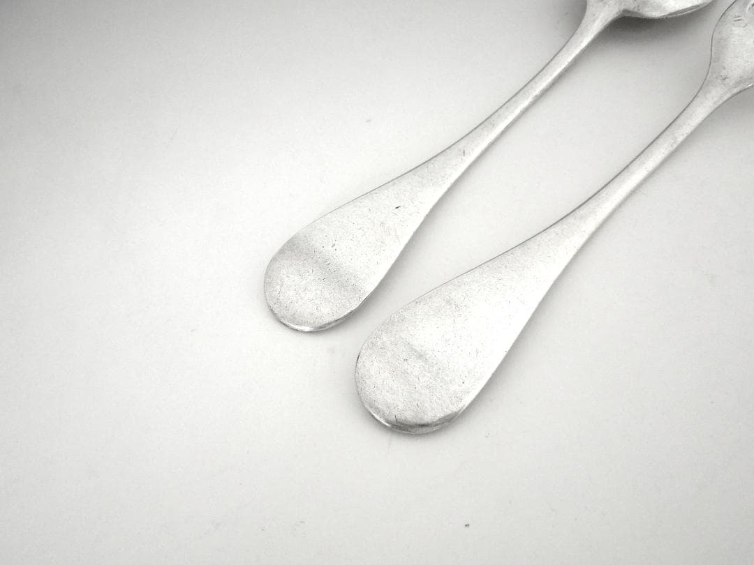 フランス　シルバースプーン＆フォーク　H&C　 純銀