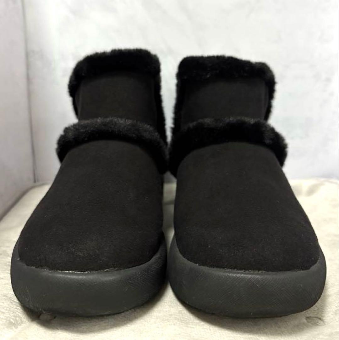 新品コロンビア24防水保温防滑ショートスノーブーツファーオムニヒート黒