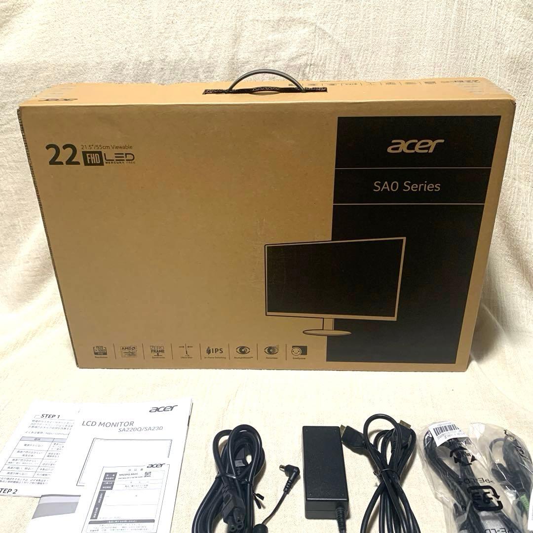Acer モニター　21.5 SA220Q ゲーミングモニター　最終価格‼️