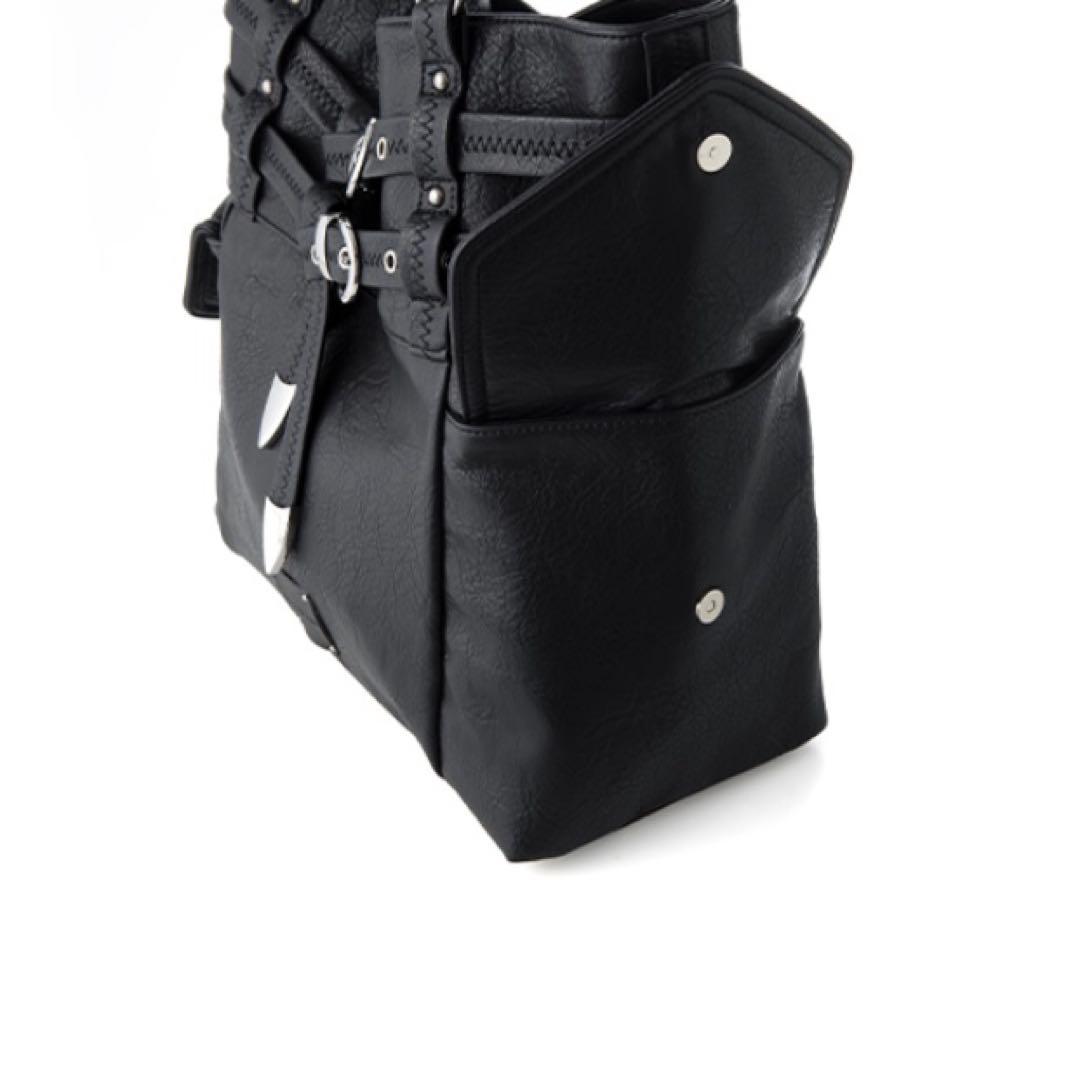 SQUARELINE ショルダーバッグ ブラック