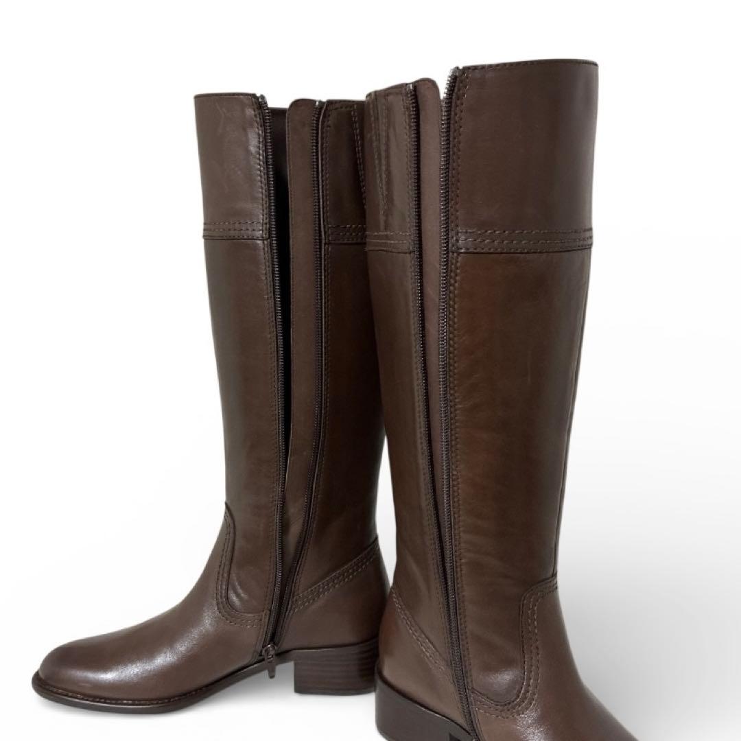 ing イング 美脚ロングブーツ 0302 牛革 BRW