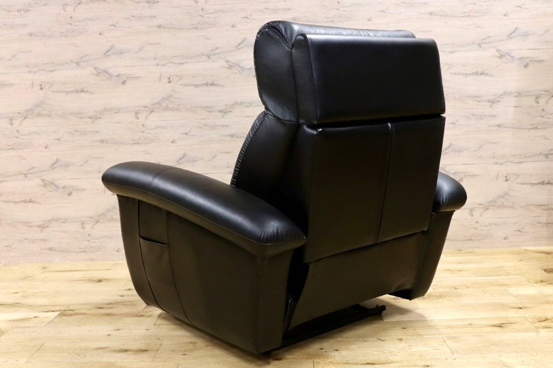 GMHK404○馬場家具 インターリバックス 1人掛けソファ シングルソファ ブ