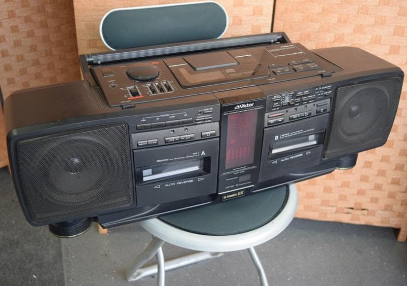 ビクター G-HORN/ラジカセ CDポータブルシステム RC-X90 ジャンク