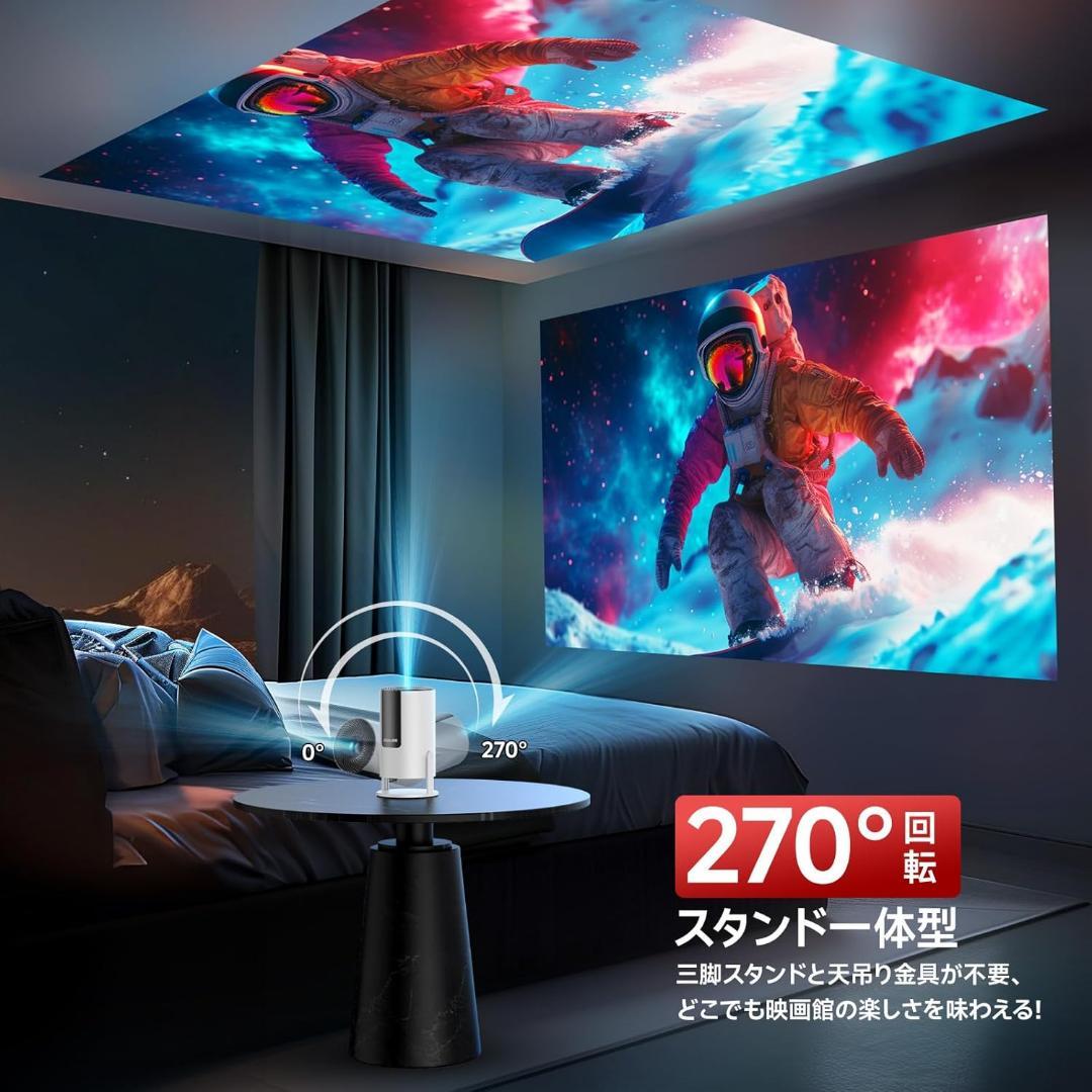 2024年最新 新品 プロジェクター 小型 Android TV 電動フォーカス