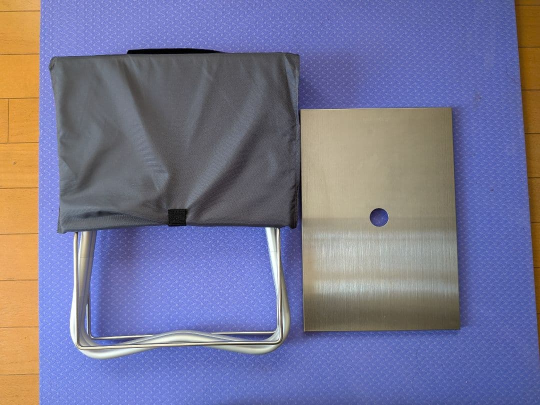 【使用頻度少】スノーピーク 焚火MYテーブル ステンレス トレー付