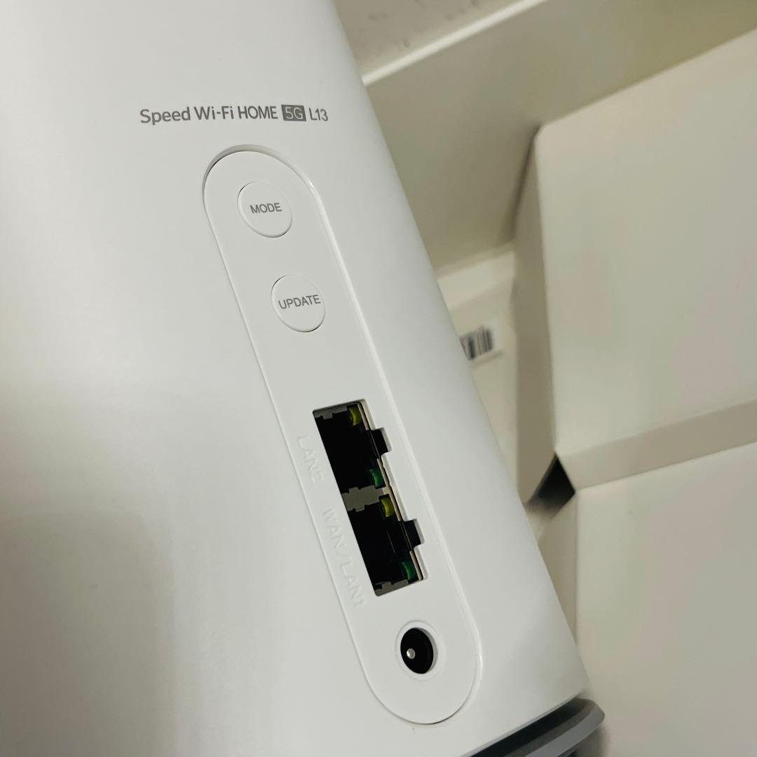 Speed Wi-Fi  5G L13 ホワイト箱と説明書付き
