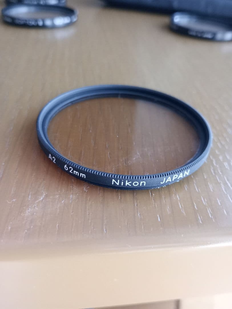 フィルター　62ミリ5枚セット、専用ケース付き