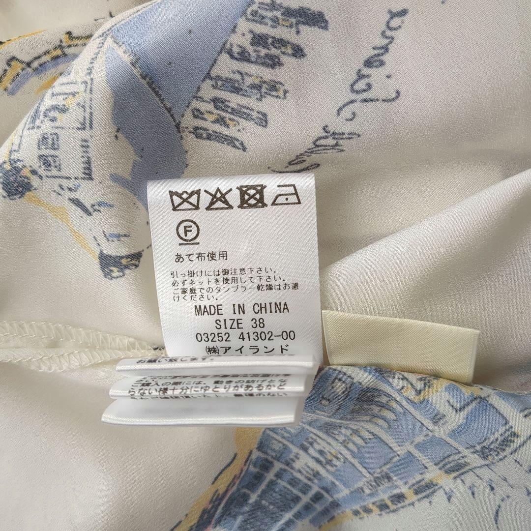 グレースコンチネンタル　ダイアグラム　スーヴェニールプリントブラウス