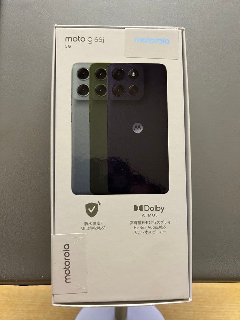 新品未開封 Motorola moto g 66j (BlackOyster)