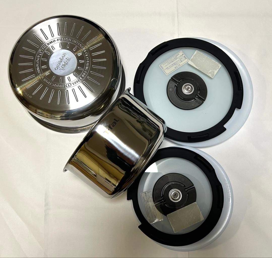 【年末年始迅速発送】ティファール　ステンレス最高級　ソースパン　6点セット　IH