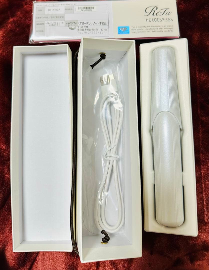 ReFa ミニストレートヘアアイロン ホワイト