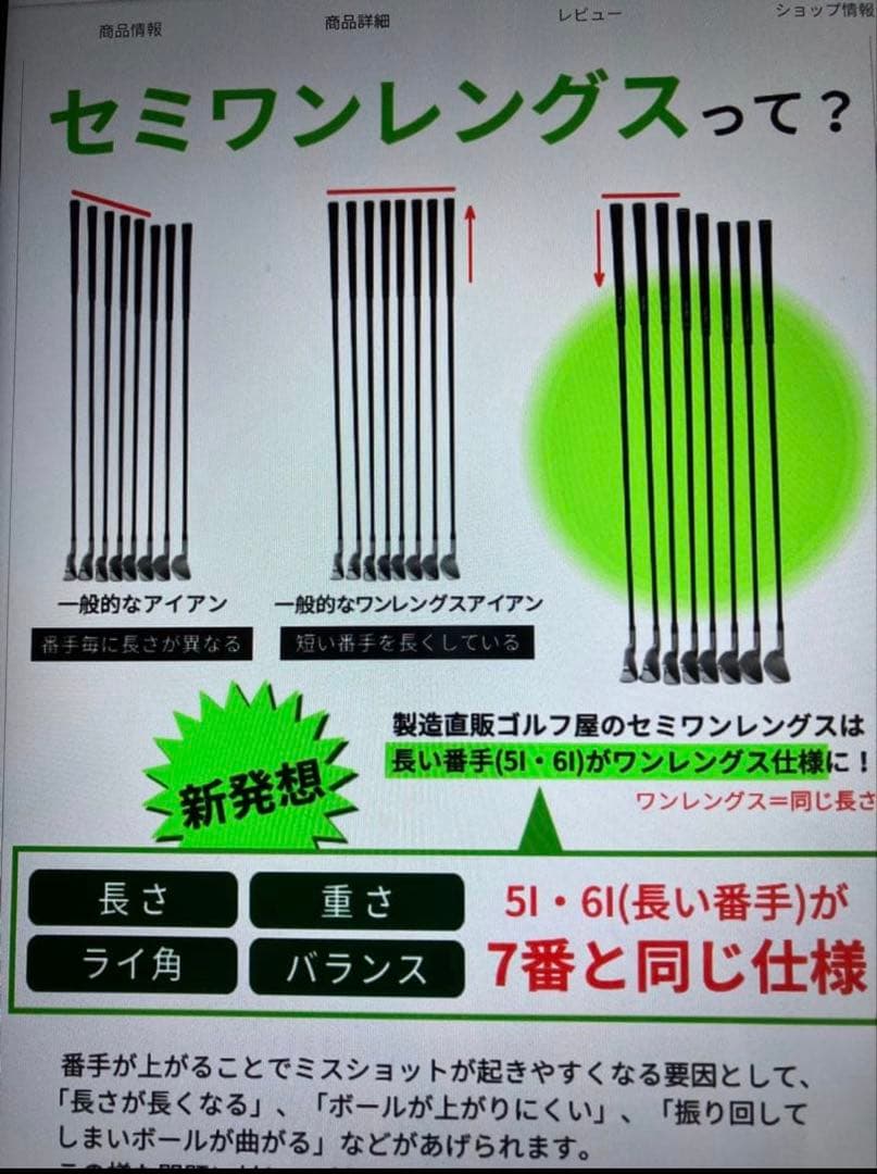 FLIT BOX SEMIONEフリットボックスセミワンレングスアイアン 8本組