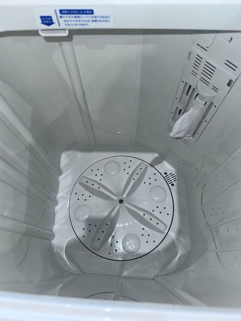 《展示品》ヤマダ 二槽式洗濯機 5.5kg YWM-TD55L 2024年製