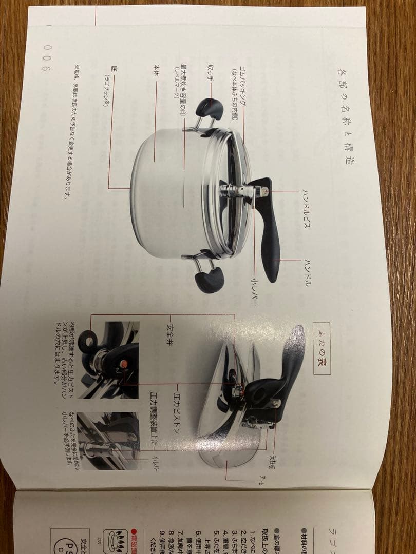 ラゴスティーナ　圧力鍋 未使用