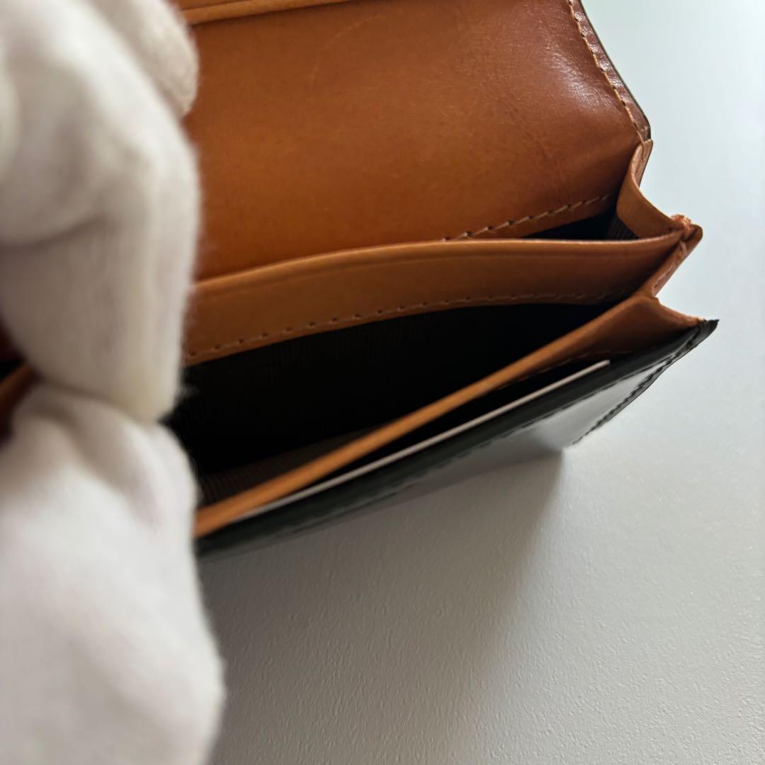 【新品】ROCADO シェルコードバン 名刺入れ 　最高級 イタリア馬革