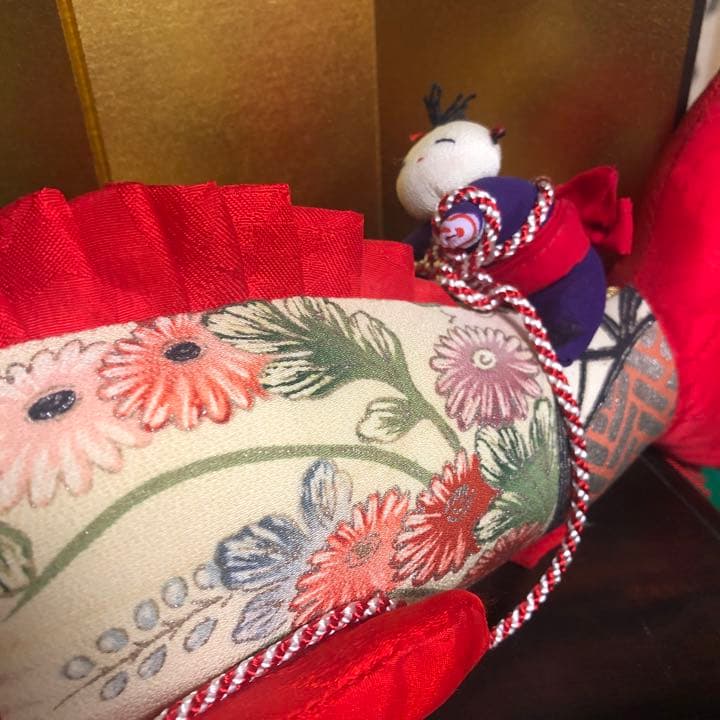 鯉のぼりペア　赤黒こいのぼり　こどもの日　端午の節句　古布幟