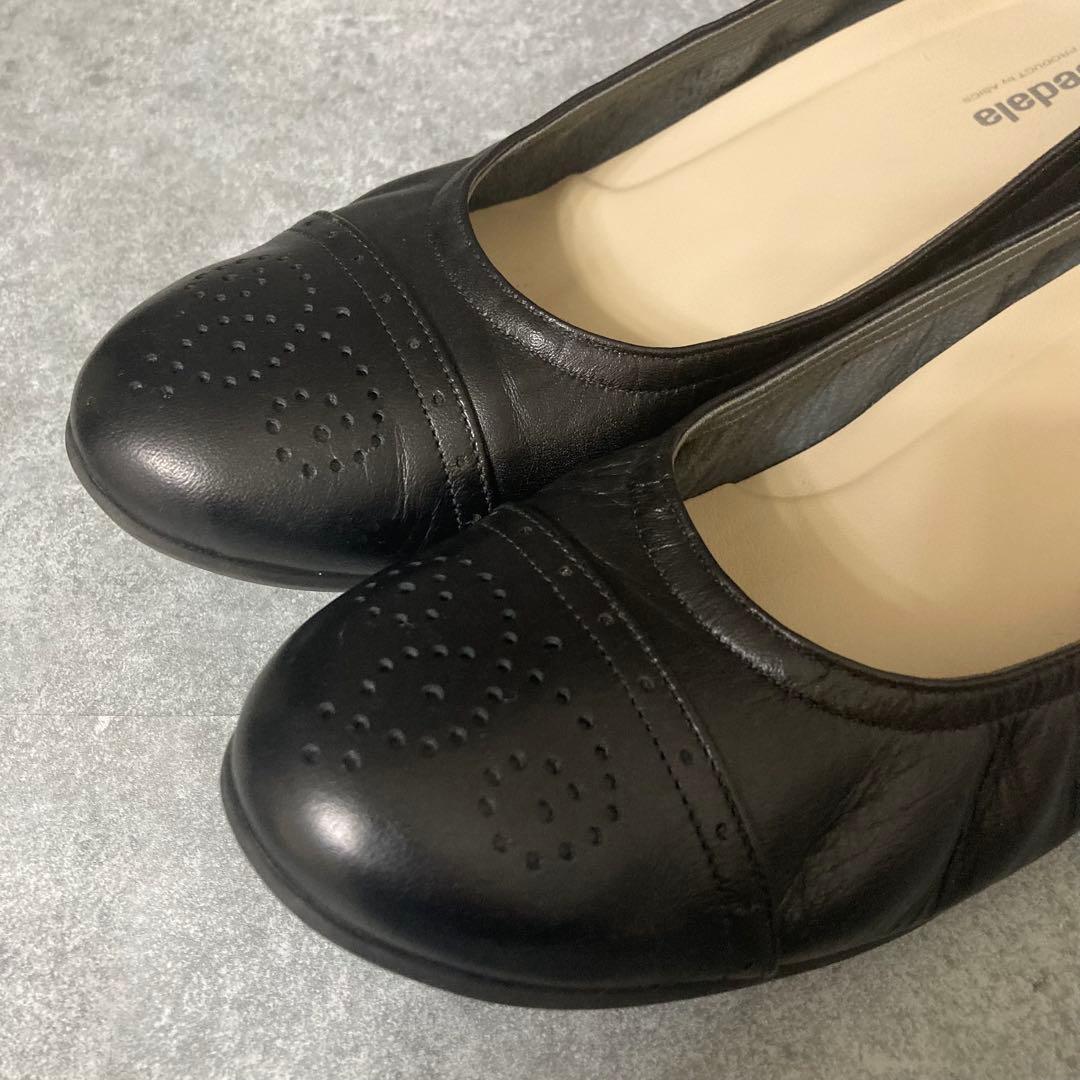 【Pedala】ペダラ アシックスウォーキング （24）3E フラットパンプス