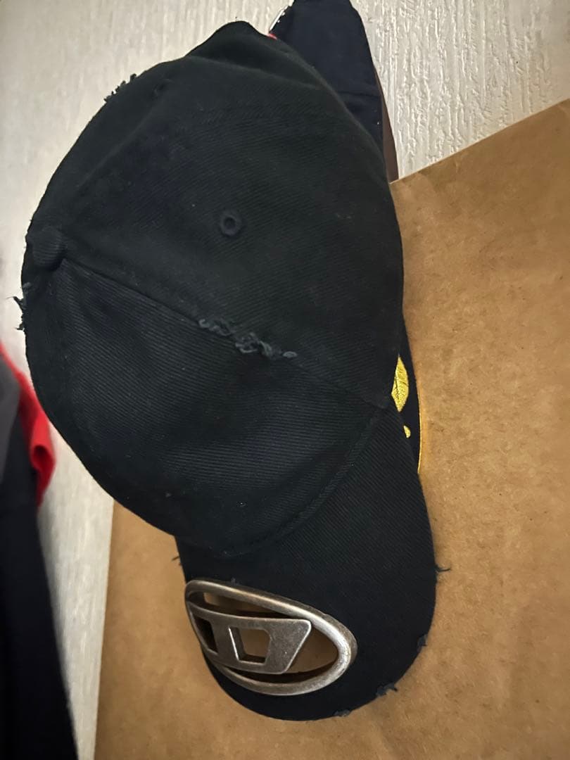 【即購入○】DIESEL キャップ ブラック メタルロゴ