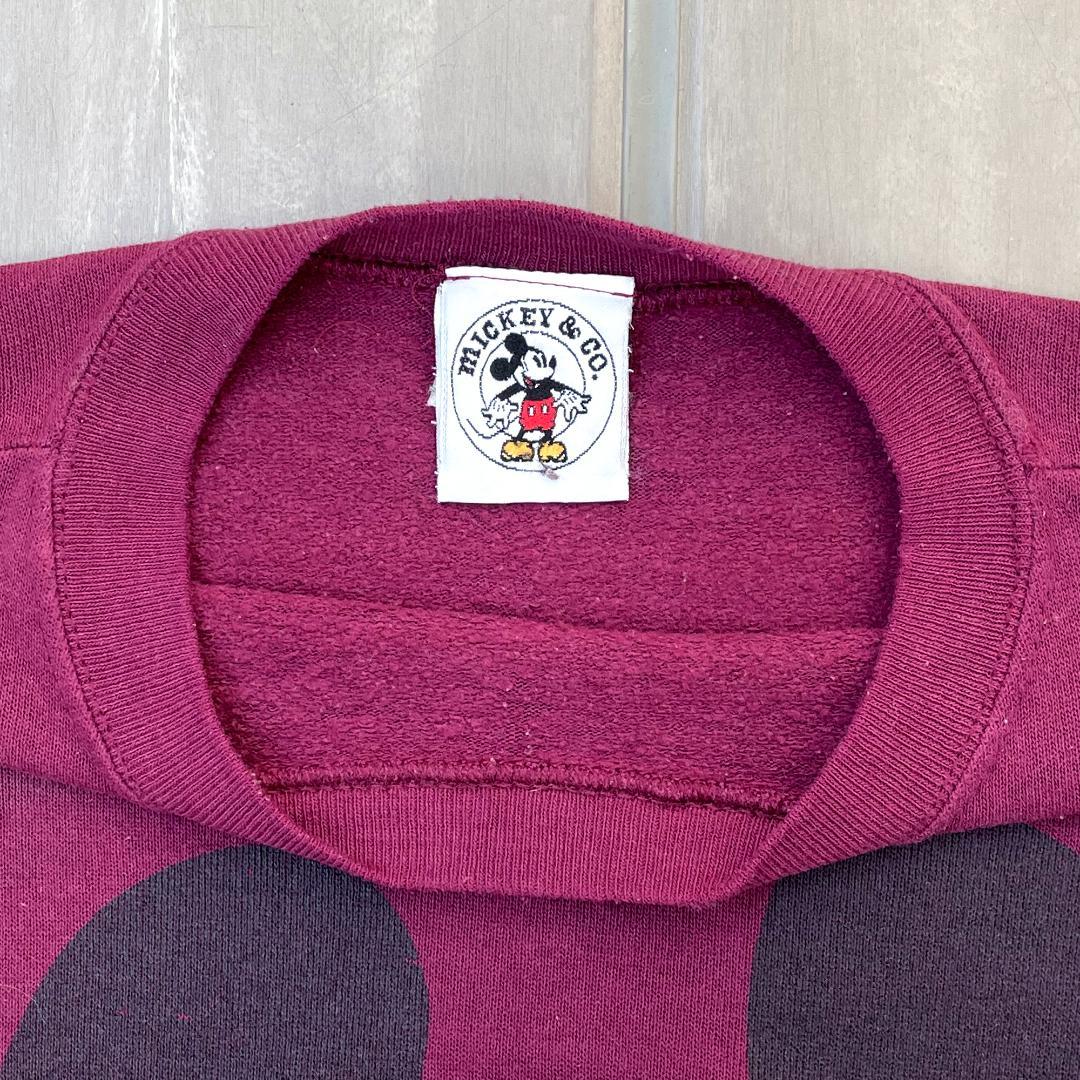 【90年代USA製】ディズニー ミッキー スウェット 青パン お座り ビンテージ