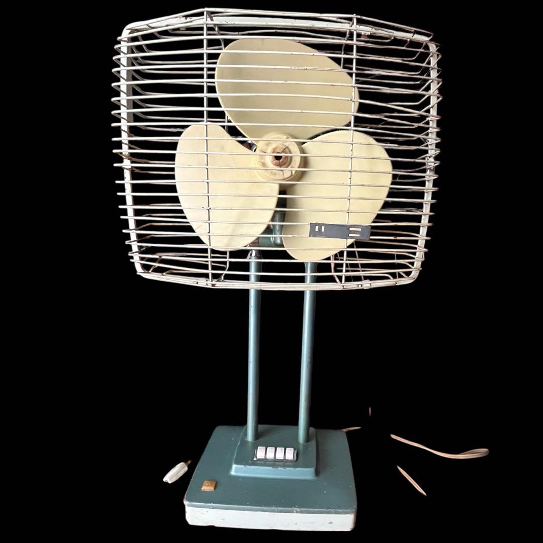希少❗️レトロ扇風機　三菱RM-10A 四角