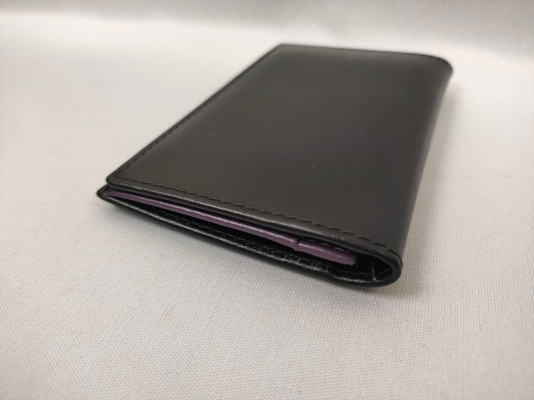 ETTINGER エッティンガー 名刺入れ カードケース パープル ほぼ未使用
