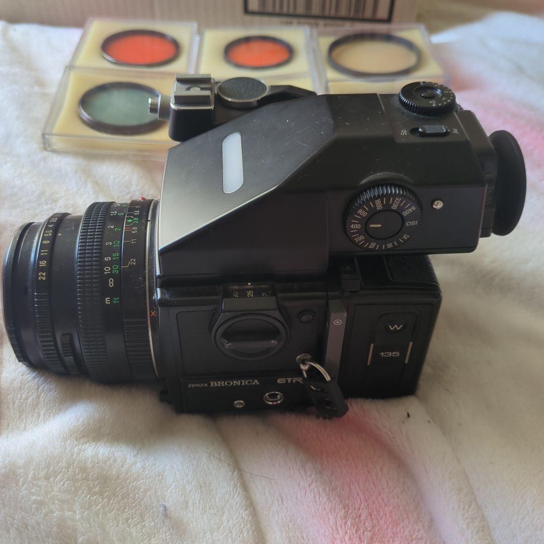 Zenza Bronica ETR 一眼レフカメラ 75mmレンズ付き
