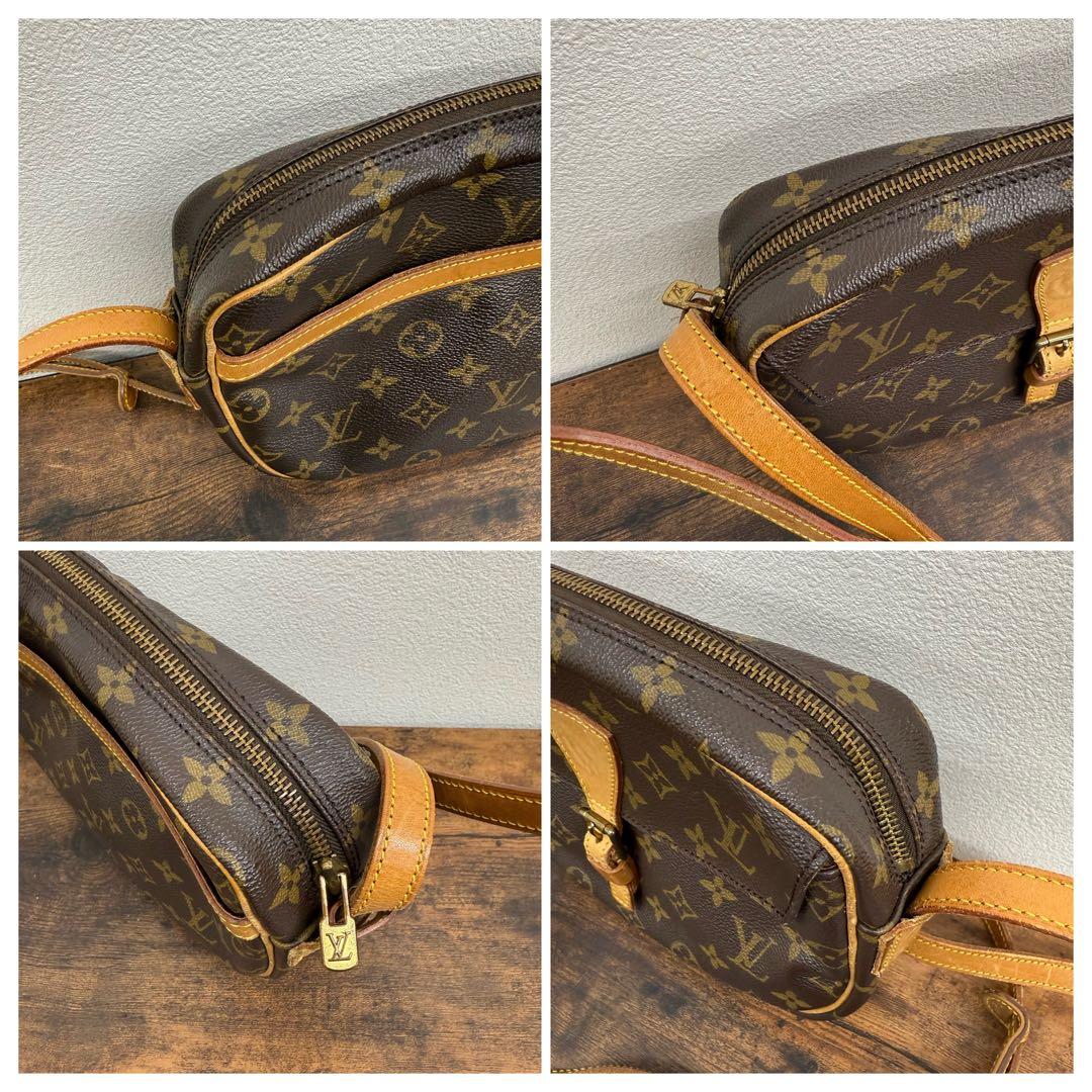 ルイ・ヴィトン ジュヌフィーユ モノグラム ショルダーバッグ＊内生地リペア補修